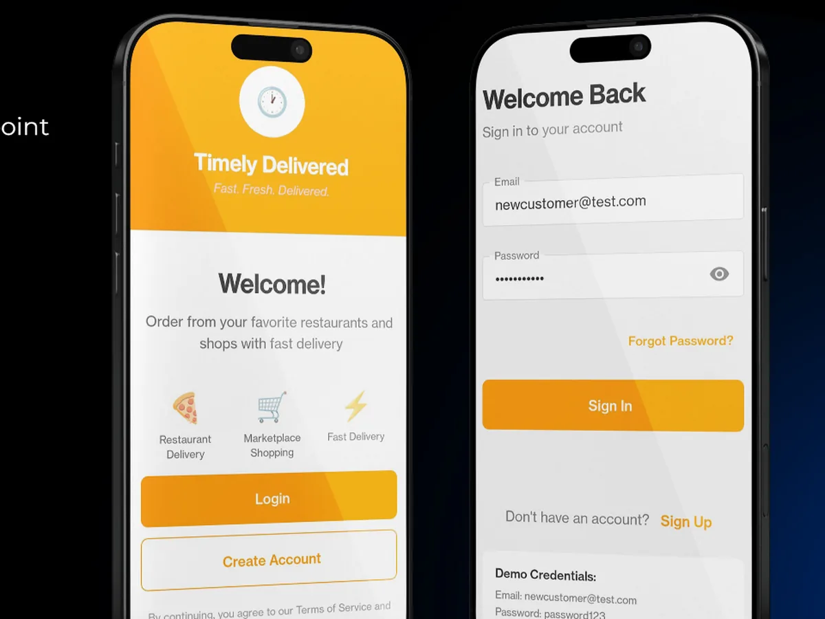 TimelyDelivered — apps de livraison repas et courses — image 1